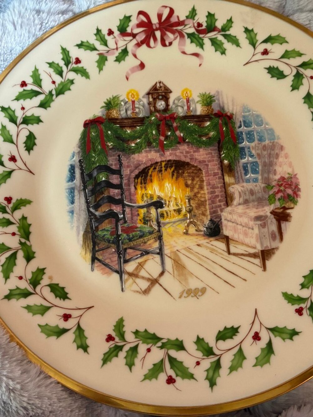 Lenox 1999 Annual Holiday Collector Plate